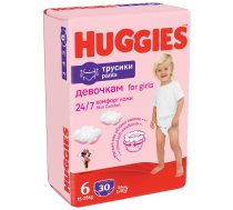 Huggies Pants biksītes meitenēm S6 15-25kg 30gab