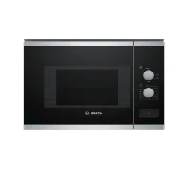 Bosch | Mikroviļņu krāsns | BFL520MS0 | Iebūvējama | 20 L | 800 W | Nerūsējošais tērauds/melns