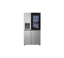 LG ledusskapis | GSGV81PYLL | Energoefektivitātes klase E | Brīvi stāvošs | Blakus novietojams | Augstums 179 cm | Ledusskapja neto ietilpība 416 l | Saldētavas neto ietilpība 219 l | Displejs | 36 dB | Sudraba krāsā