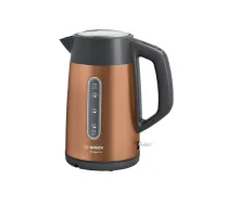 Bosch | Tējkanna | TWK4P439 | Elektriskā | 2400 W | 1,7 L | Nerūsējošā tērauda | 360° rotējoša pamatne | Varš