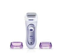 Braun | Epilators | Silk-épil LS5560 | Darbības laiks (maks.) 40 min | Spuldzes kalpošanas laiks (zibšņi) Nav piemērojams | Jaudas līmeņu skaits: 1 | Ceriņkrāsas