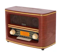 Adler | Retro radio | AD 1187 | Modinātāja funkcija | AUX ieeja | Koka