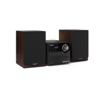 Sharp | Hi-Fi mikro sistēma | XL-B517D(BR) | Brūna | USB ports | AUX ieeja | Bluetooth | CD atskaņotājs | FM radio | Bezvadu savienojums