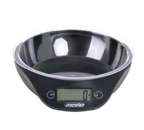 Mesko | Virtuves svari ar bļodu | MS 3164 | Maksimālais svars (ietilpība) 5 kg | Gradācija 1 g | Displeja tips: LCD | Melns