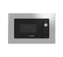 Bosch | Mikroviļņu krāsns | BFL623MS3 | Iebūvējama | 20 L | 800 W | Nerūsējošā tērauda