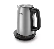 Philips | Tējkanna | HD9359/90 | Elektriskā | 2200 W | 1,7 L | Nerūsējošais tērauds/plastmasa | 360° rotējoša pamatne | Pelēka