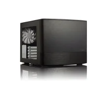 Fractal Design | NODE 804 | Sānu logs | 2 — USB 3.0, Audio ieeja/izeja, Ieslēgšanas/izslēgšanas poga ar LED (balta), Cietā diska aktivitātes LED (balta) | Melns | Micro ATX | Barošanas bloks iekļauts Nē