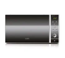Caso | Mikroviļņu krāsns ar grilu un konvekciju | MCG 25 Chef | Brīvi stāvoša | 25 L | 900 W | Konvekcija | Grils | Nerūsējošais tērauds/melns