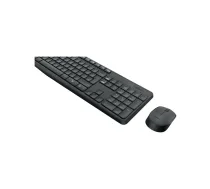 Logitech | MK235 | Tastatūras un peles komplekts | Bezvadu | Pele iekļauta | Baterijas iekļautas | ASV | Melns | 475 g