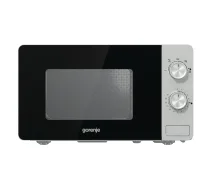Gorenje | Mikroviļņu krāsns | MO20E1S | Brīvi stāvoša | 20 L | 800 W | Sudraba krāsā