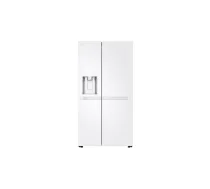 LG ledusskapis | GSLC40SWPE | Energoefektivitātes klase E | Brīvi stāvošs | Blakus novietojams | Augstums 179 cm | Ledusskapja neto ietilpība 417 l | Saldētavas neto ietilpība 221 l | Displejs | 36 dB | Balts