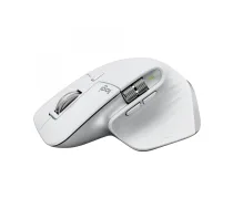 Logitech pele | MX MASTER 3S | Bezvadu | Bluetooth, 2,4 GHz | Gaiši pelēka
