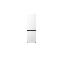 LG ledusskapis | GBBSJ10ESW | Energoefektivitātes klase E | Brīvi stāvošs | Kombinētais | Augstums 186 cm | Ledusskapja neto ietilpība 220 l | Saldētavas neto ietilpība 113 l | Displejs | 35 dB | Balts