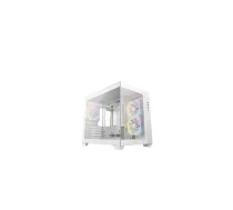 Deepcool korpuss | CG330 3F WH | Balts | Micro ATX