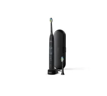 Philips | Sonicare ProtectiveClean 5100 elektriskā zobu birste | HX6850/47 | Uzlādējama | Pieaugušajiem | Iekļauto birstes galviņu skaits: 2 | Zobu tīrīšanas režīmu skaits: 3 | Sonic tehnoloģija | Melna