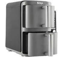 NINJA Double Stack XL gaisa fritieri | SL400EU | Jauda 2470 W | Tilpums 9,5 L | Melns/pelēks