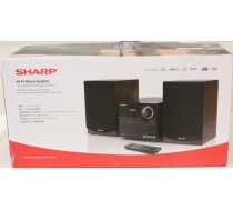 IZPĀRDOŠANA. Sharp XL-B517D(BR) Hi-Fi mikro sistēma, CD/FM/USB/Bluetooth v5.0, Aux-in, 45W, brūna | Sharp Hi-Fi mikro sistēma | XL-B517D(BR) | Brūna | USB ports | BOJĀTS IEPAKOJUMS