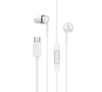 Sennheiser austiņas | CX 80U | Ar vadu | Ausīs ievietojamas | Mikrofons | Baltas