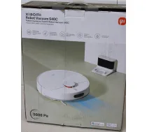IZPĀRDOŠANA. Xiaomi Robot Vacuum S40C EU | Xiaomi Robot Vacuum S40C EU | Slapjš un sauss | 2600 mAh | Putekļu ietilpība 0,52 l | 5000 Pa | Balts | BOJĀTS IEPAKOJUMS | 14 mēneši