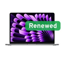 Apple Renewed Grade A | MacBook Air (13-inch, M3, 2024)‎ A3113 | 13.3 " | 8 GB | SSD | 256 GB | Apple M3 8-core CPU | macOS | Keyboard language US