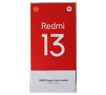 Xiaomi | Redmi | 13 | Pusnakts melns | 6,79 " | IPS LCD | 1080 x 2460 pikseļi | Mediatek | Iekšējā RAM 8 GB | 256 GB | microSDXC | Divkārša SIM karte | Nano SIM | 4G | Galvenās kameras izšķirtspēja 108+2 MP | Otrās kameras izšķirtspēja 13 MP | Android | 14 | 5030 mAh | Garantija 24 mēneši | DEMONSTRĀCIJA, AIZSARDZĪBA PRET SASKRĀPĒTU EKRĀNU