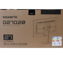 IZPĀRDOŠANA. GIGABYTE SPĒĻU MONITORS 27" G27Q20 | IZPĀRDOŠANA. Gigabyte G27Q20 EK | 27" | SS IPS | QHD | 200 Hz | 0,5 ms | 2560 x 1440 pikseļi | 350 cd/m² | HDMI pieslēgvietu skaits: 2 | Garantija 36 mēneši | BOJĀTS UN TRŪKST IEKŠĒJAIS IEPAKOJUMS, DEMONSTRĀCIJA