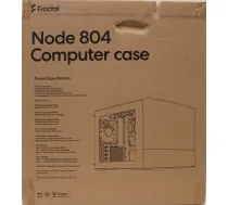 IZPĀRDOŠANA. Fractal Design Node 804 melns - logs | Fractal Design NODE 804 | Sānu logs | 2 - USB 3.0Audio ieeja/izejaBarošanas poga ar LED (balta)Cietā diska aktivitātes LED (balta) | Micro ATX | Melns | BOJĀTS IEPAKOJUMS