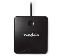 Nedis NEDIS chip card reader CRDRU2SM1BK/ Smart Card ID-1/ eCitizen/ standard biometric chips/ USB 2.0/ black  NEDIS chip card reader CRDRU2SM1BK/ Smart Card ID-1/ eCitizen/ standard     biometric chips/ USB 2.0/ black