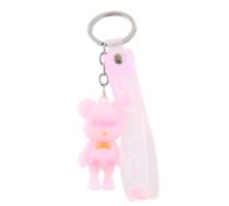 ECARLA Sārts rotaļu lācītis piekariņš 11,5 cm  Teddy Bear Pink keychain BRL200