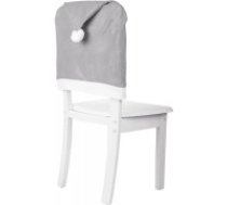 ECARLA KrÄsla pÄrvalks ar ZiemassvÄtku cepuri, pelÄks, 1 gab.  Chair cover with Santa's hat, gray, 1 pc. KSN83