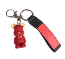 ECARLA Sarkanais keychain lācis  Red teddy bear keychain BRL49CZE