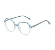 ECARLA Ovālās zelta-zilās brilles ar UV400 un zilās gaismas filtru  Clearance glasses oval gold blue OK242wz1