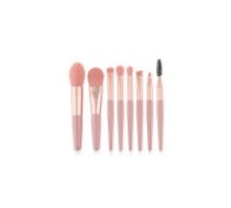 ECARLA Grima otu komplekts, 8 gabali, mīksti, precīzi, aprikožu  Set of 8 makeup brushes, soft and precise, apricot PZ29MOR