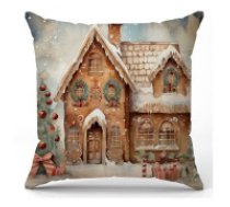 ECARLA Aizsega uz spilvena 45 x 45 cm Ziemassvētku tēma BOHO POD205  Pillowcase 45 x 45 cm Christmas theme BOHO POD205