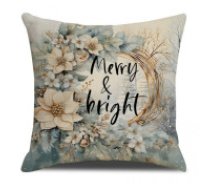 ECARLA Aizsega uz spilvena 45 x 45 cm Ziemassvētku tēma BOHO POD203  Pillowcase 45 x 45 cm Christmas theme BOHO POD203