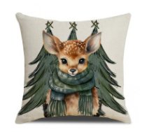 ECARLA Aizsega uz spilvena 45 x 45 cm Ziemassvētku tēma BOHO POD200  Pillowcase 45 x 45 cm Christmas theme BOHO POD200