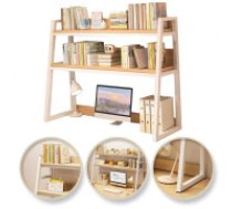 ECARLA Daudzfunkcionāls 3 līmeņu grāmatu plaukts, galda plaukts 95x32x90 cm SZ40B  Multifunctional 3-level bookcase, desk shelf 95x32x90 cm SZ40B