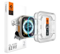 Spigen TEMPERED GLASS Spigen GLAS.TR "EZ FIT" 2-PACK Apple Watch ULTRA (49 MM) CLEAR  TEMPERED GLASS Spigen GLAS.TR "EZ FIT" 2-PACK Apple Watch ULTRA (49     MM) CLEAR