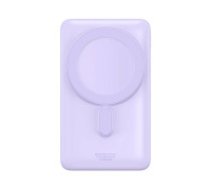 Baseus Baseus Magnetic Bracket Wireless Fast Charge Power Bank 10000mAh 20W Purple（With Xiaobai series fast charging Cable Type-C to Type-C 60W(20V/3A) 50cm White）  Baseus Magnetic Bracket     Wireless Fast Charge Power Bank 10000mAh 20W Purple（With Xiaob