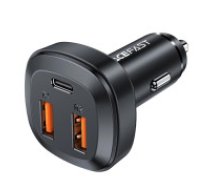 Acefast Acefast car charger 66W 2x USB / USB Type C, PPS, Power Delivery, Quick Charge 4.0, AFC, FCP, SCP black (B9)  Acefast car charger 66W 2x USB / USB Type C, PPS, Power Delivery, Quick     Charge 4.0, AFC, FCP, SCP black (B9)