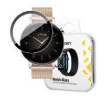 Wozinsky Wozinsky Watch Glass hibrīda stikls Huawei Watch GT 3 46mm melns Wozinsky Watch Glass Huawei Watch GT 3 46mm; Hibrīdstikls, skrāpējumu izturīgs, ērta uzstādīšana;     Viedpulksteņa aizsargstikls, kristāla skaidrība, saglabā skārienjutību; Viedpul