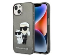 Karl Lagerfeld Karl Lagerfeld Glitter Karl&Choupette case for iPhone 14 Plus - black  Karl Lagerfeld Glitter Karl&Choupette case for iPhone 14 Plus - black