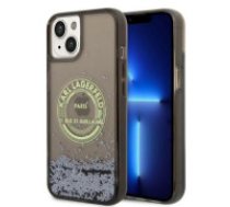 Karl Lagerfeld Karl Lagerfeld Liquid Glitter RSG case for iPhone 14 Plus - black  Karl Lagerfeld Liquid Glitter RSG case for iPhone 14 Plus - black