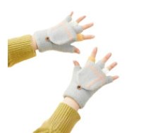 Hurtel Women's/children's winter phone gloves - gray  Women's/children's winter phone gloves - gray