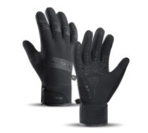 Hurtel Insulated sports phone gloves (size L) - black  Insulated sports phone gloves (size L) - black