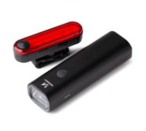 Wozinsky Wozinsky WSBLB1 front and rear USB-C bicycle light set - black  Wozinsky WSBLB1 front and rear USB-C bicycle light set - black