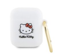 Hello Kitty Hello Kitty Silicone 3D Kitty Head case for AirPods 1/2 - white  Hello Kitty Silicone 3D Kitty Head case for AirPods 1/2 - white