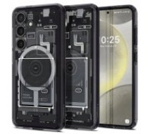 Spigen Spigen Ultra Hybrid OneTap Ring Case with MagSafe for Samsung Galaxy S24 - Transparent (Zero One Pattern)  Spigen Ultra Hybrid OneTap Ring Case with MagSafe for Samsung Galaxy S24 -     Transparent (Zero One Pattern)