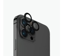 UNIQ Uniq Optix Aluminum Camera Lens Protector for iPhone 15 Pro Max camera lens with applicator - black  Uniq Optix Aluminum Camera Lens Protector for iPhone 15 Pro Max camera lens with     applicator - black