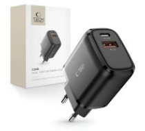 Tech-Protect Tech-Protect C20W USB-C PD 20W / USB-A QC 3.0 network charger - black  Tech-Protect C20W USB-C PD 20W / USB-A QC 3.0 network charger - black